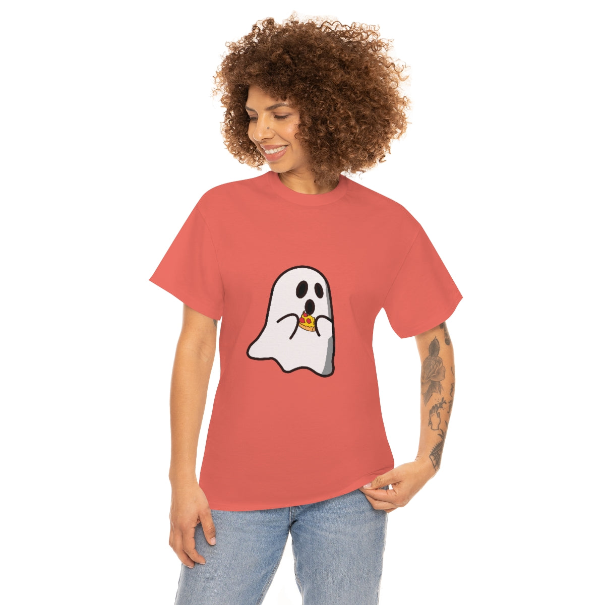 Pizza Ghost Short Sleeve Shirt