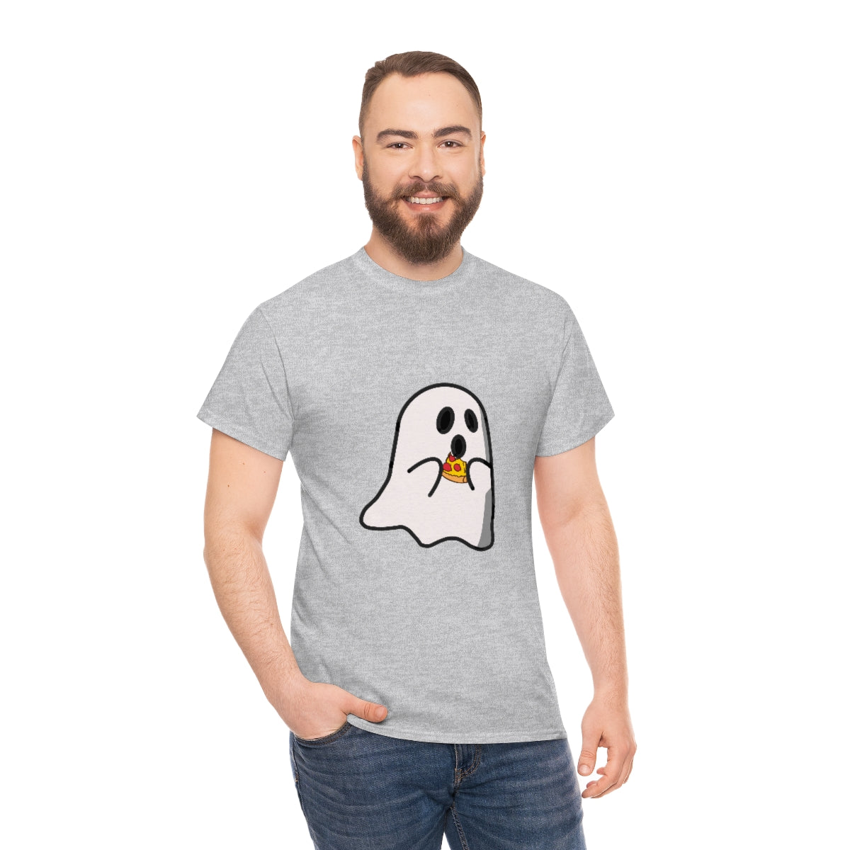 Pizza Ghost Short Sleeve Shirt