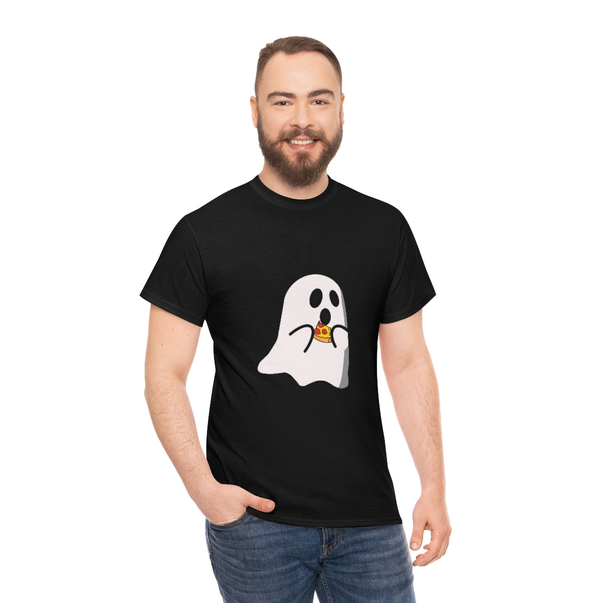 Pizza Ghost Short Sleeve Shirt