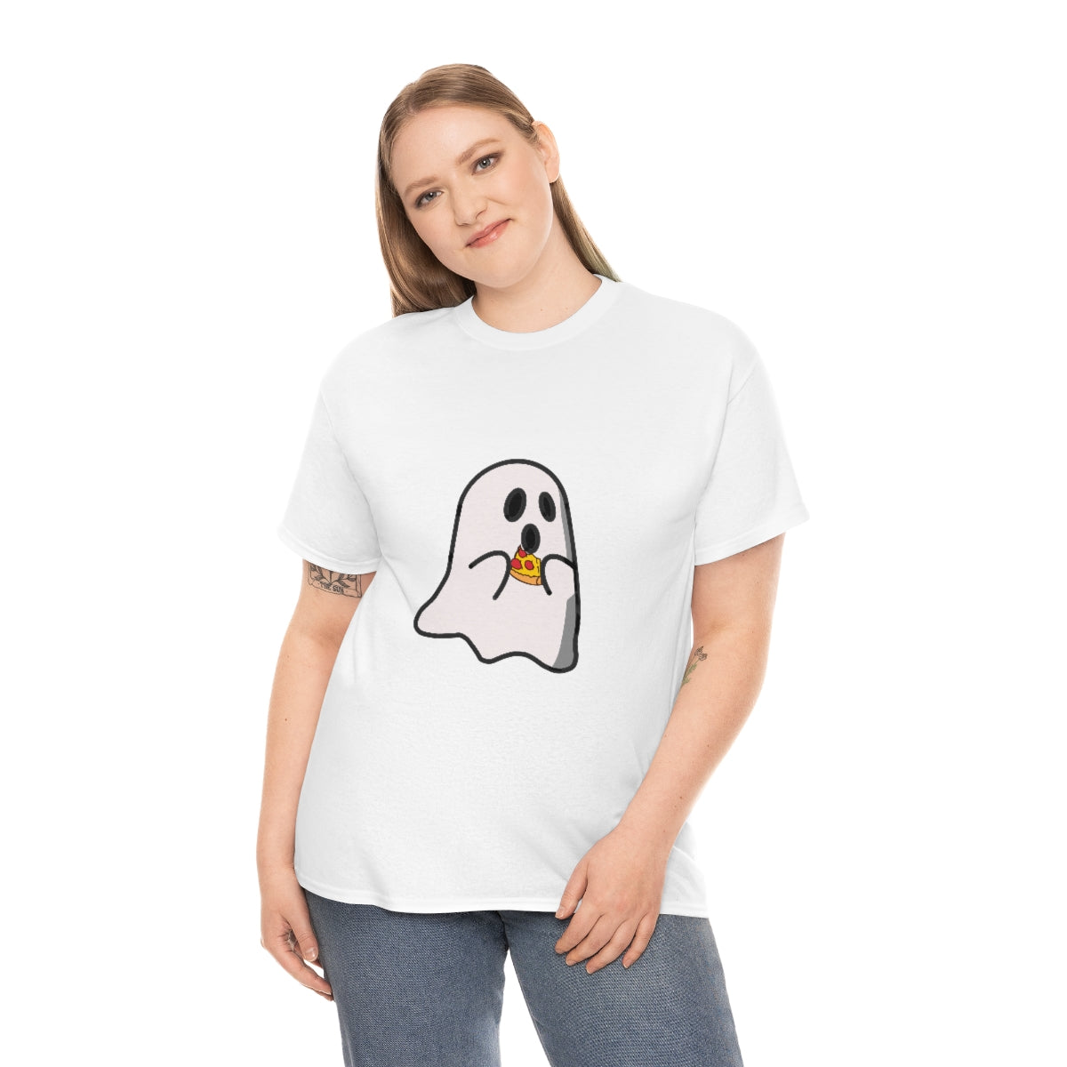 Pizza Ghost Short Sleeve Shirt