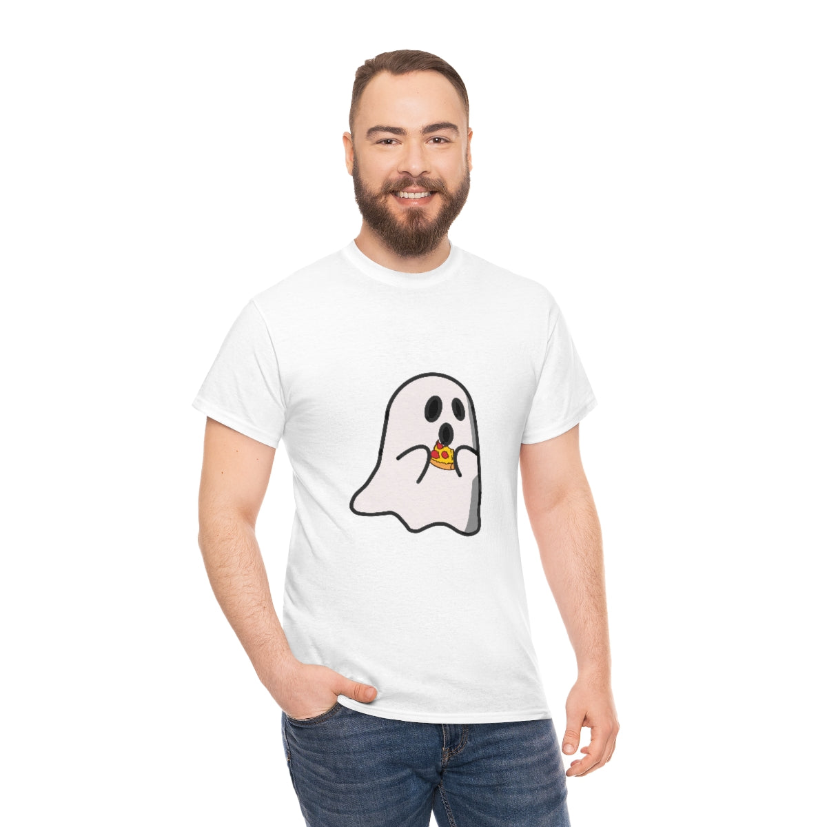 Pizza Ghost Short Sleeve Shirt