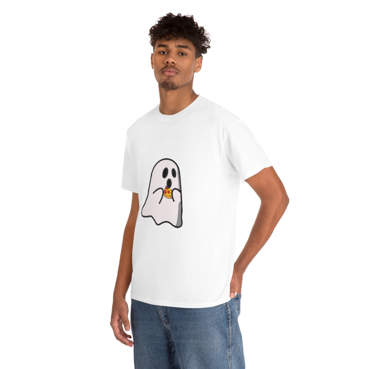 Pizza Ghost Short Sleeve Shirt