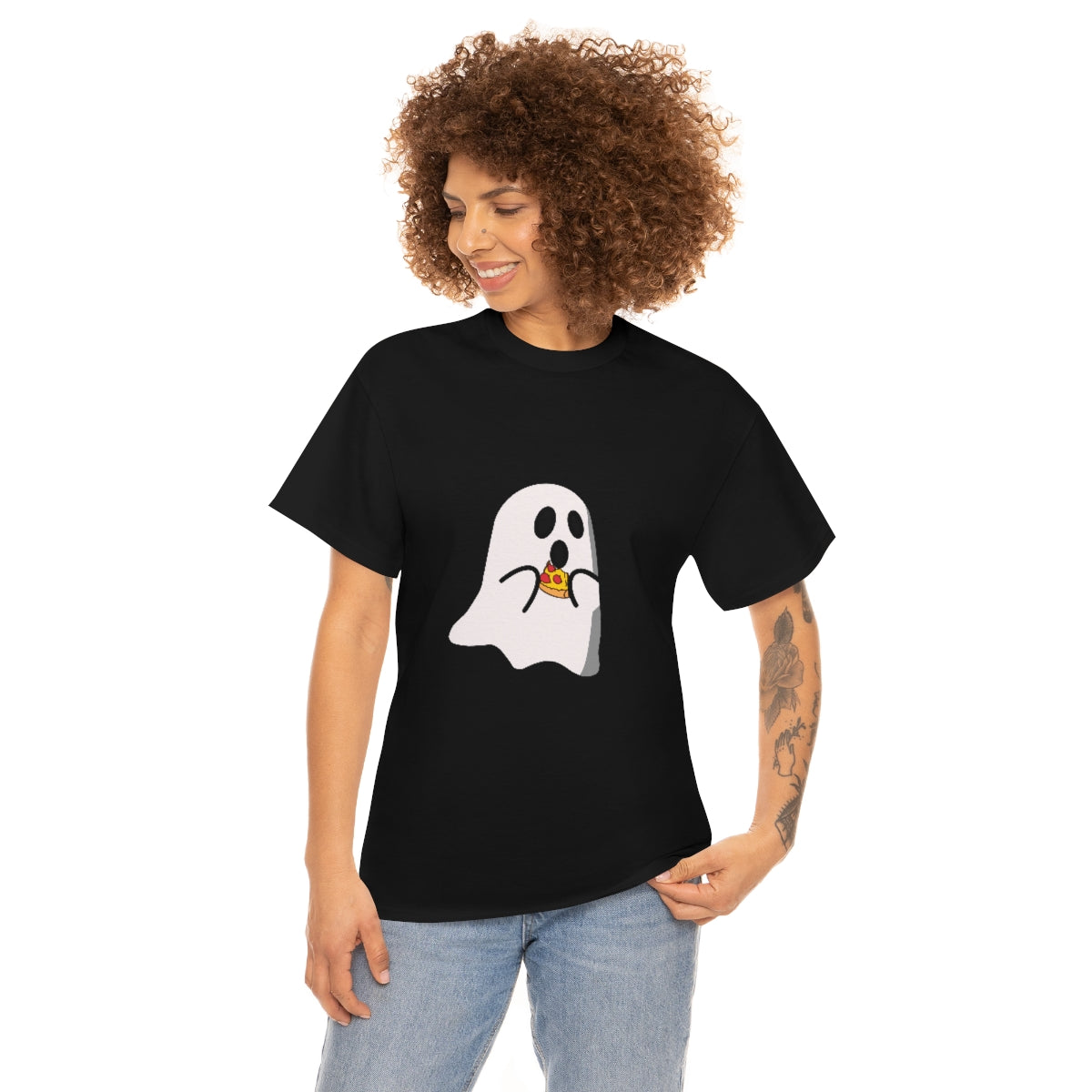 Pizza Ghost Short Sleeve Shirt