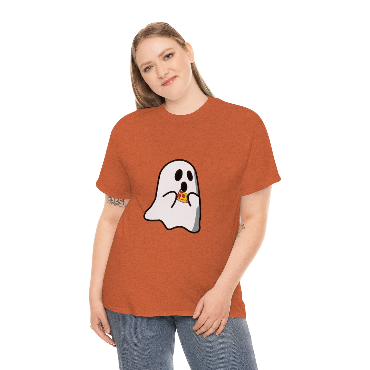 Pizza Ghost Short Sleeve Shirt