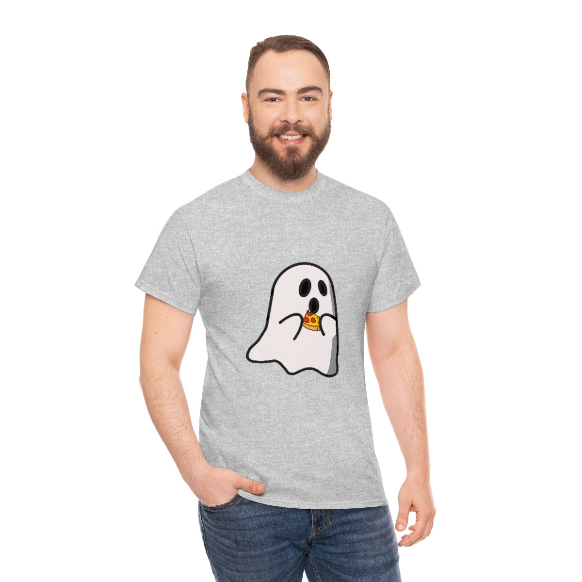 Pizza Ghost Short Sleeve Shirt